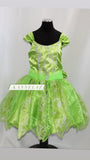 Hand Made Bright Green Strapless Dress