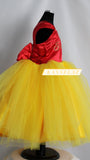 Hand Made Red & Yellow Princess Dress