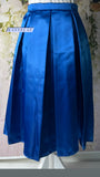 Silk Royal Blue Skirt