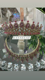 Luxury Pink Crown - Tiara Jewelry Set