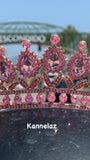 Luxury Rose Gold💎 Crown-Tiara Jewelry Set