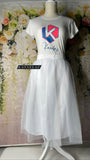 Tulle white skirt
