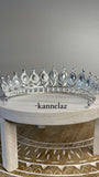 Luxury Crown-Tiara Silver Clear Color
