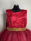Royal Burgundy  Dress