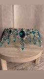 Charming Blue Crystal Tiaras Crown