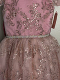 Royal Gown Rose Gold Little Girl Dress