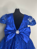Royal blue dress