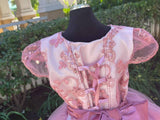 Rose Gold flower girl dress